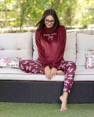 بيجامة حريمي هايدي مطبوعه 3