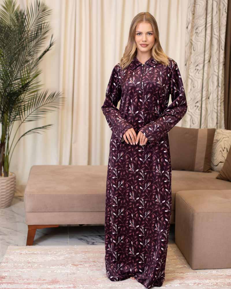 عباية حريمي شتوي مطبوعه هايدي (1)