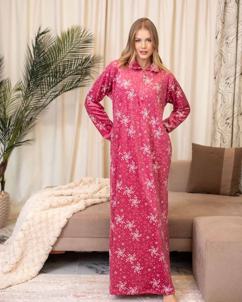 عباية حريمي شتوي مطبوعه هايدي (2)