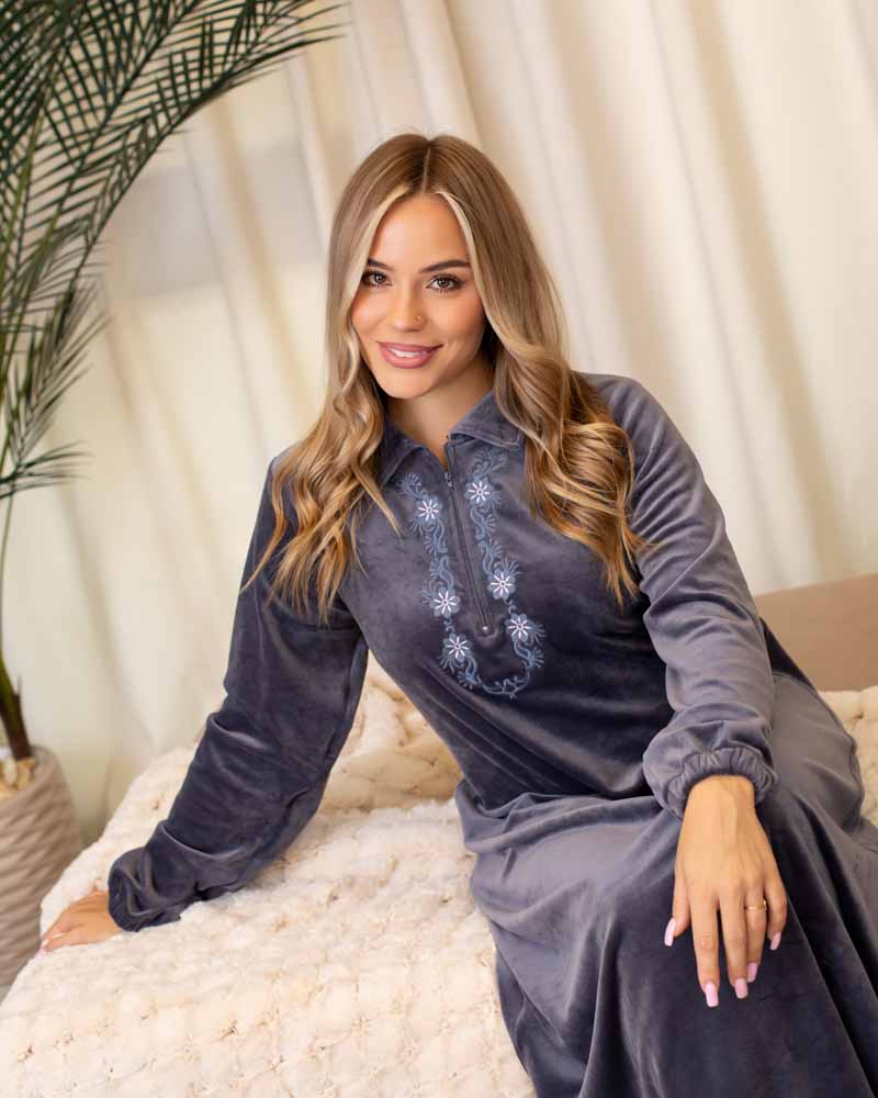 عباية حريمي شتوي مطرزه هايدي (3)