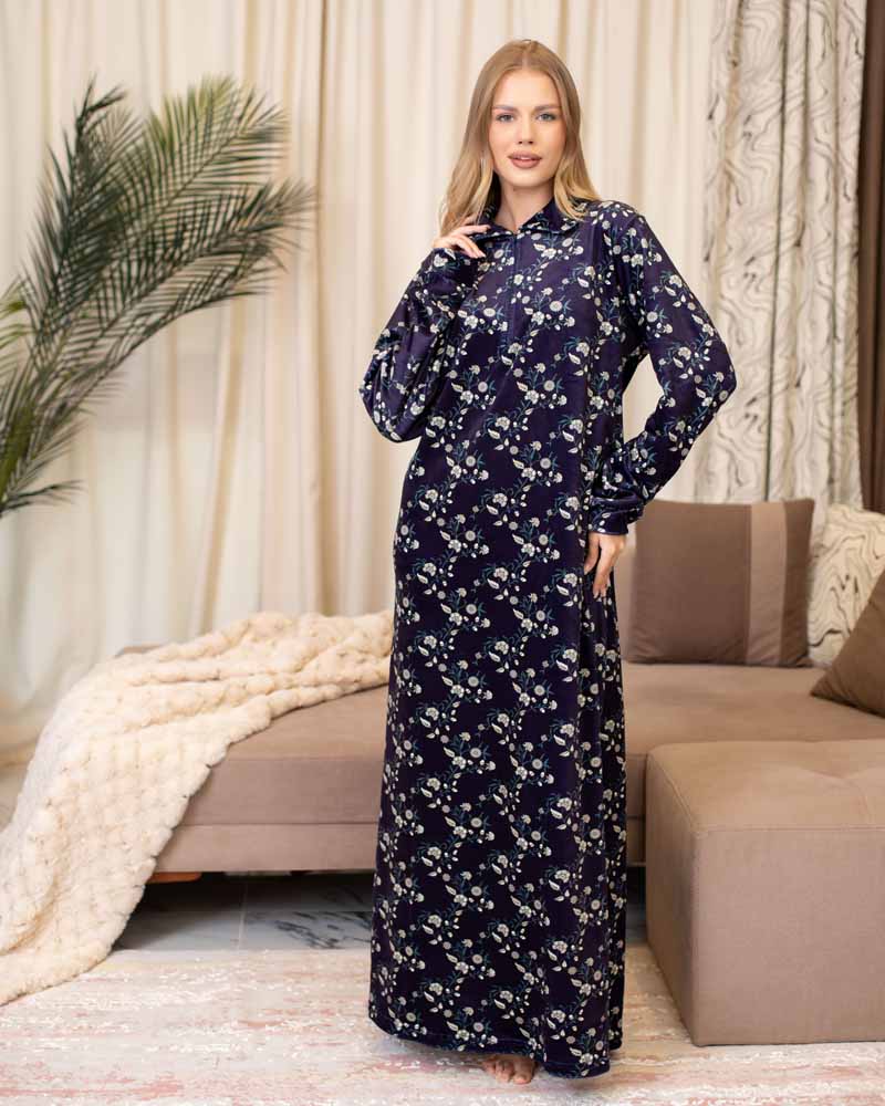 عباية حريمي شتوي مطبوعه هايدي (3)